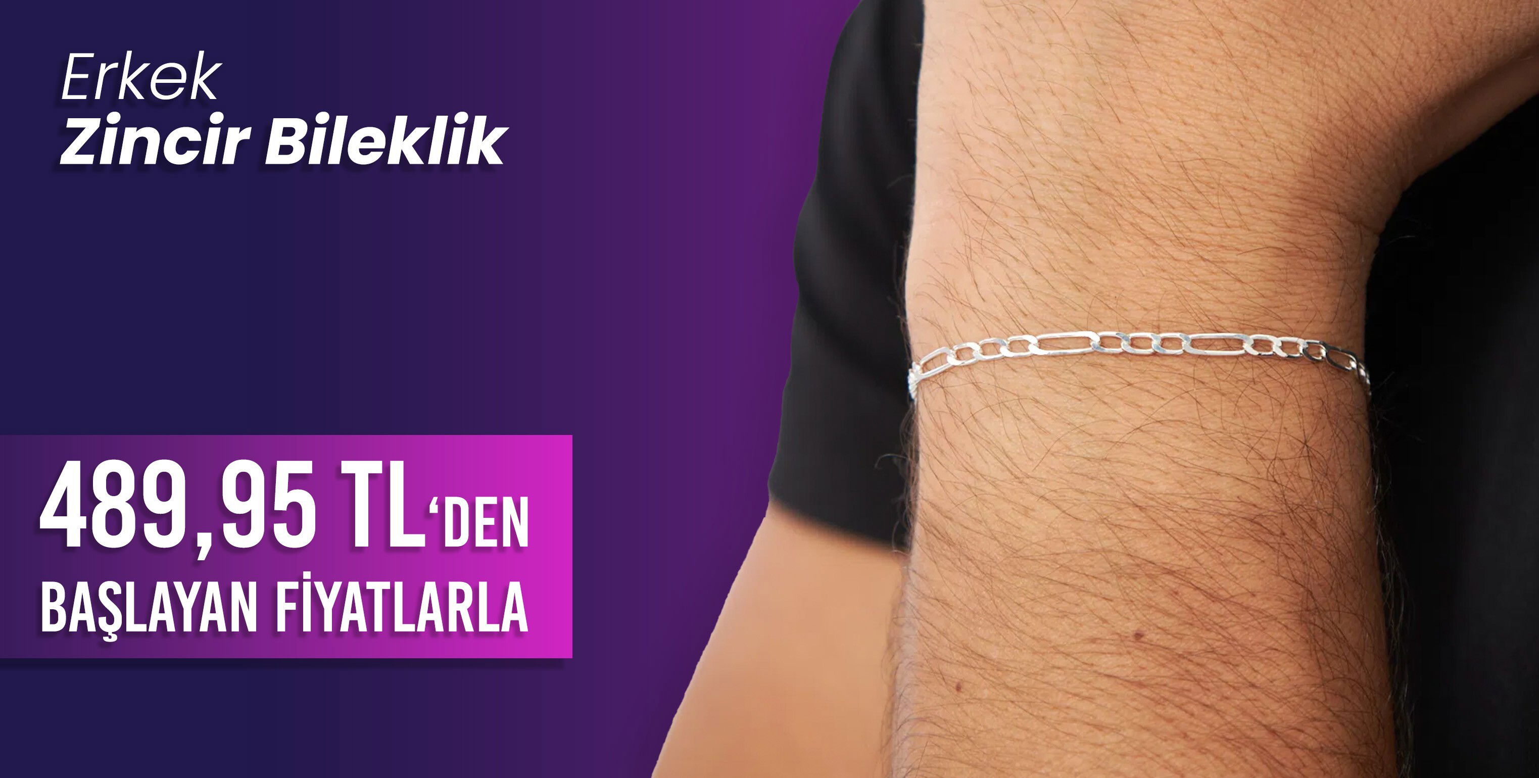 Erkek Zincir Bileklik